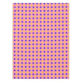 Rosa Blau Gelb Punkte Design Tischdecke (Vorderseite)