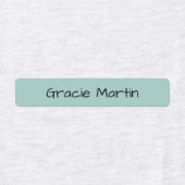 Rosa Blau Gelb zurück zur Schule Rechteckig Etiketten (Design 1)