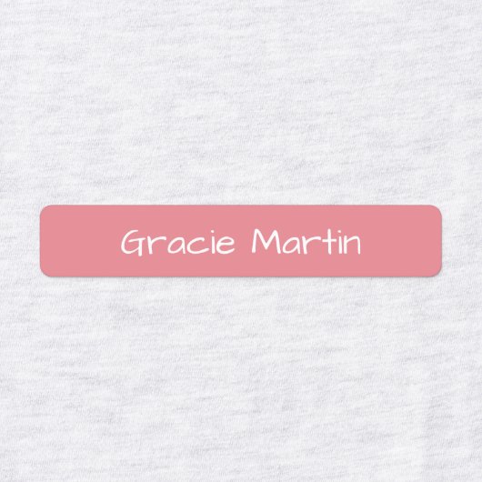 Rosa Blau Gelb zurück zur Schule Rechteckig Etiketten (Design 2)