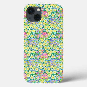 Rosa, blau, gelbe Primrosen iPhone 6 Xtreme Fall 13 Hülle