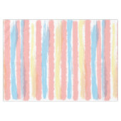 Rosa Blau Gelbe Streifen 60" x 84" Tischdecke (Vorderseite (Horizontal))