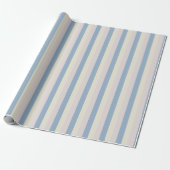 Rosa / Blau / Gelbe Streifen Geschenkpapier (Ungerollt)