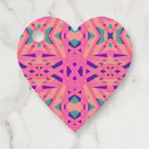 Rosa Blau Geometrische Art Deco Fun Valentine Wedd