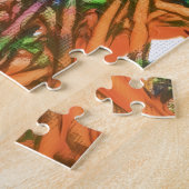 Rosa, Blau, Grün, Orange, Marmorkunst Puzzle (Seite)