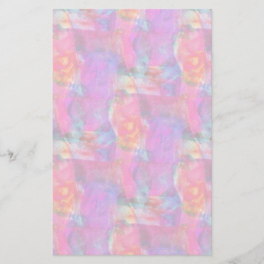 Rosa, blau, rote Textur Briefpapier (Vorderseite)