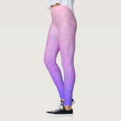 Rosa Blau rustikale ombre Leggings (Links)
