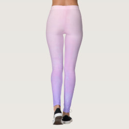 Rosa Blau rustikale ombre Leggings