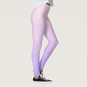Rosa Blau rustikale ombre Leggings (Rechts)