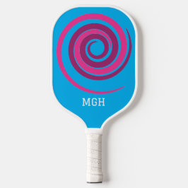 Rosa & Blau Spiral Individueller Pickleball-Schläg Pickleball Schläger