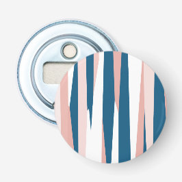 Rosa Blau und Abstrakt weiß Flaschenöffner