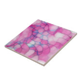 Rosa Blau und Abstrakt weiß Fliese (Seite)