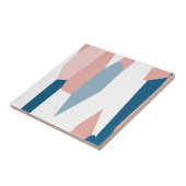 Rosa Blau und Abstrakt weiß Fliese (Seite)