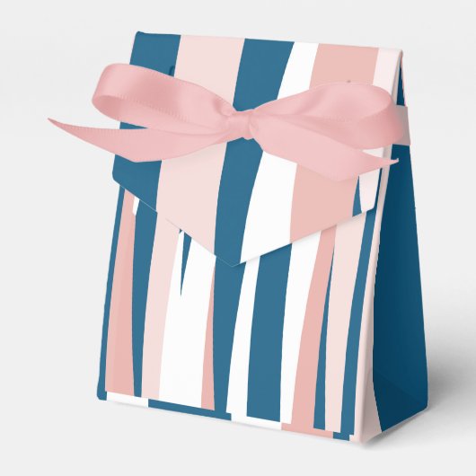 Rosa Blau und Abstrakt weiß Geschenkschachtel (Vorderseite)