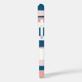 Rosa Blau und Weiß Case-Mate iPhone Hülle (Rückseite / Links)