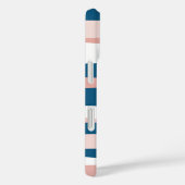 Rosa Blau und Weiß Case-Mate iPhone Hülle (Rückseite / Rechts)