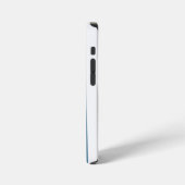 Rosa Blau und Weiß iPhone Hülle (Linke Seite)