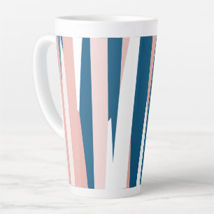 Rosa Blau und Weiß Milchtasse