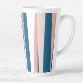 Rosa Blau und Weiß Milchtasse (Rechts)