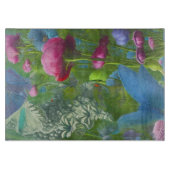 Rosa, blau und weiß schneidebrett (Vorderseite)