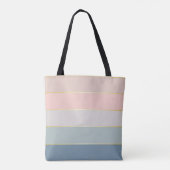 rosa blaue, benutzerdefinierte Summer Color Block Tasche (Rückseite)
