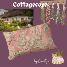 Rosa blaue Blumen auf Korallengrund