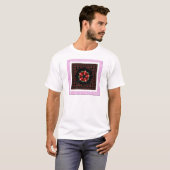 Rosa blaue Herden der Liebe T-Shirt (Vorne ganz)