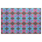 Rosa blaue lila blumenfarbene Blüte Stoff (Fat Quarter (45,7 x 55,9 cm))