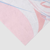 Rosa blaue Marmorplatte Abstraktes Baby wirbeln Seidenpapier (Detail)