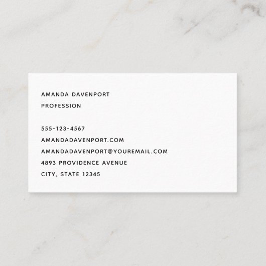 Rosa blaue Pastellfarben Gradient mit goldenen Lin Visitenkarte (Rückseite)