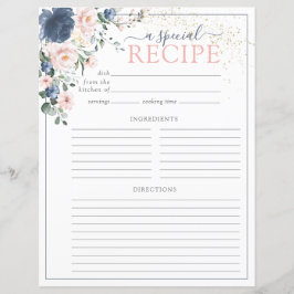 Rosa blaue Rosa Brautparty Rezept Seite