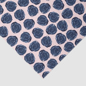 Rosa Blaue Rose Weinberge Hütte Hochzeit Seidenpapier (Ausschnitt)