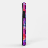 Rosa, blaue, rote Textur Case-Mate iPhone Hülle (Hinten/Rechts)