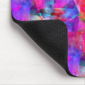 Rosa, blaue, rote Textur Mousepad (Ecke)