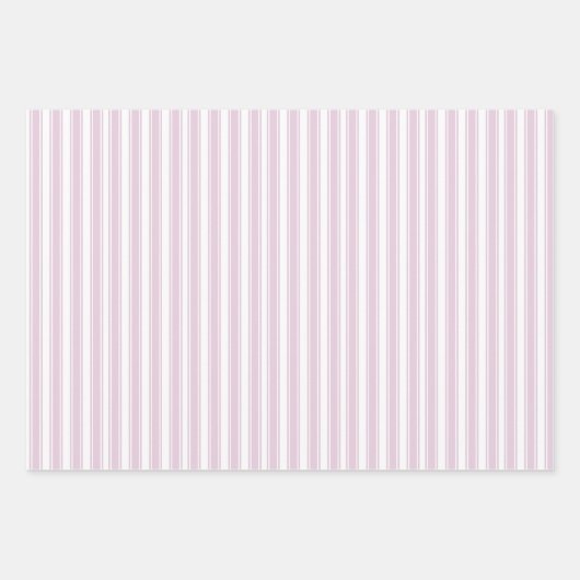 Rosa blaue und grüne Klinkenstreifen Geschenkpapier Set (Vorderseite 2)