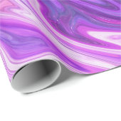rosa blaue und lila Wirbel, die Papier umwickeln Geschenkpapier (Rolleneckpunkt)