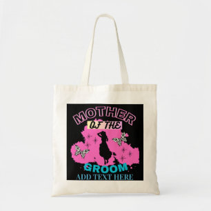 Rosa blaue und schwarze Mutter der Groom Tote Tasc Tragetasche