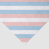 Rosa, blaue und weiße Diagonalstreifen Seidenpapier (Detail)