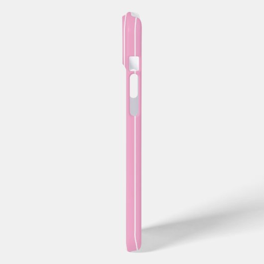 Rosa blaue weiße Softball-Jersey Case-Mate iPhone Hülle (Rückseite / Links)