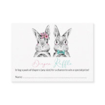 Rosa Blauer Bunnies Geschlecht offenbart Windelung