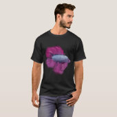 Rosa blauer Kampffisch T-Shirt (Vorne ganz)