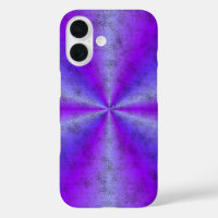 Rosa blauer Regenbogen in Elephant Skin Leather Op