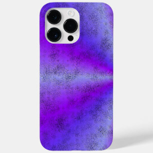Rosa blauer Regenbogen in Elephant Skin Leather Op Case-Mate iPhone 14 Pro Max Hülle
