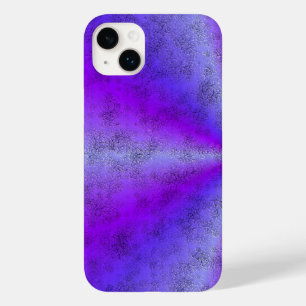 Rosa blauer Regenbogen in Elephant Skin Leather Op Case-Mate iPhone 14 Plus Hülle