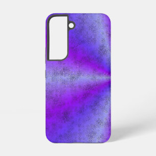 Rosa blauer Regenbogen in Elephant Skin Leather Op Samsung Galaxy Hülle