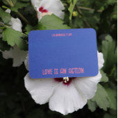 Rosa Blauer Schmetterling Seezunge Visitenkarte