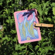 Rosa Blauer Schmetterling Seezunge