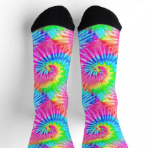 Rosa & Blauer Spaß Retro Girly Gefärbte Krawatte S