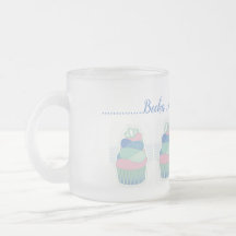 Rosa blaugrüne niedliche mattierte Kuchen