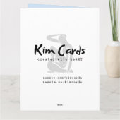 Rosa blaugrüne schwangere Mama-to-Be-Babydusche Karte (Rückseite)