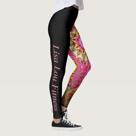 Rosa blenden leggings (Rechts)